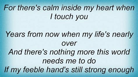 if i touch you like this lyrics